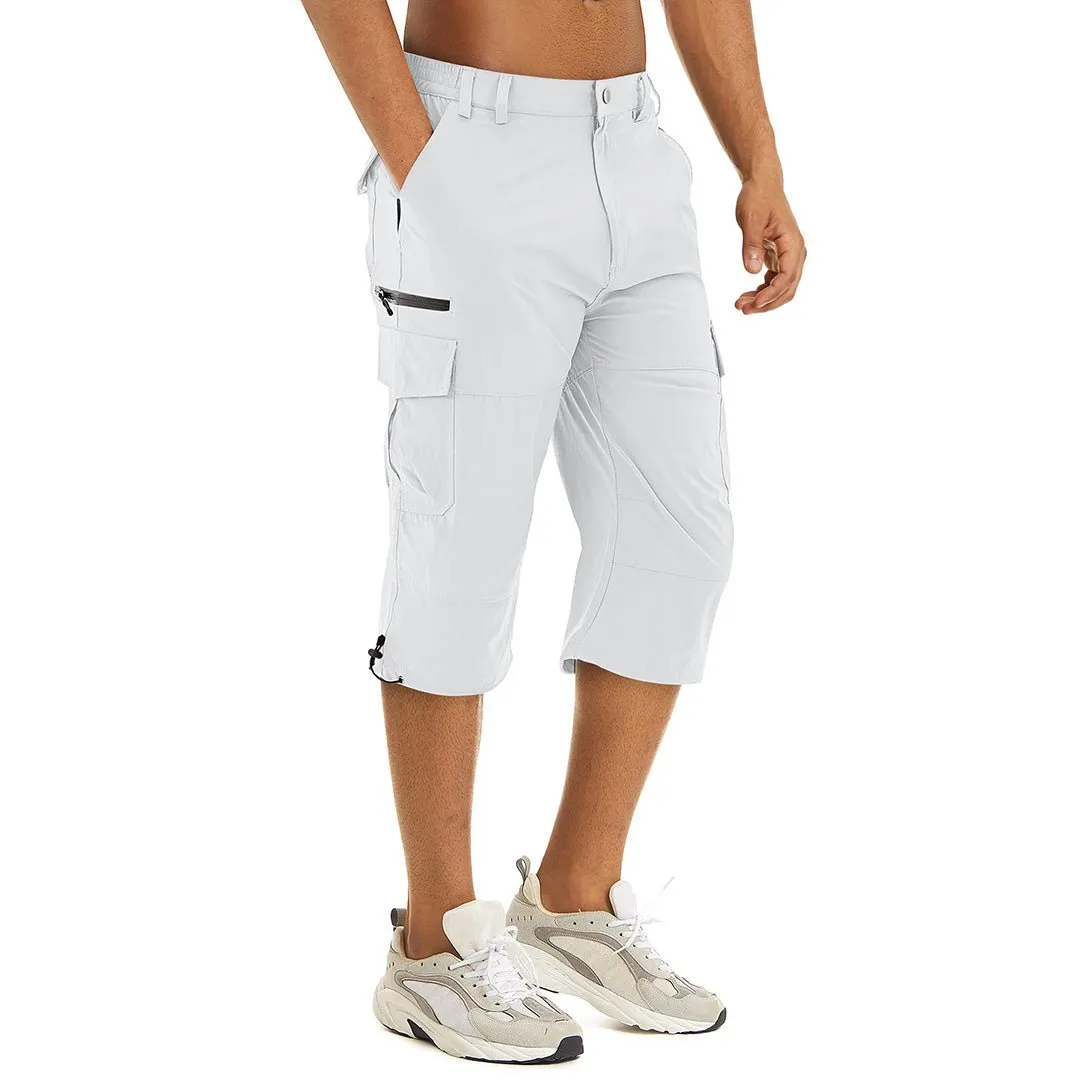 Logan - Men's Hiking Shorts 3/4 Quick-Dry Cargo Shorts