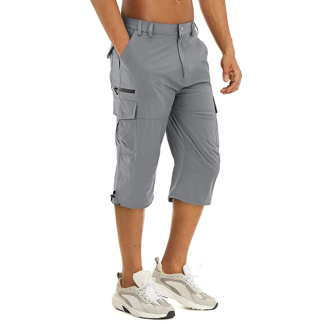 Logan - Men's Hiking Shorts 3/4 Quick-Dry Cargo Shorts