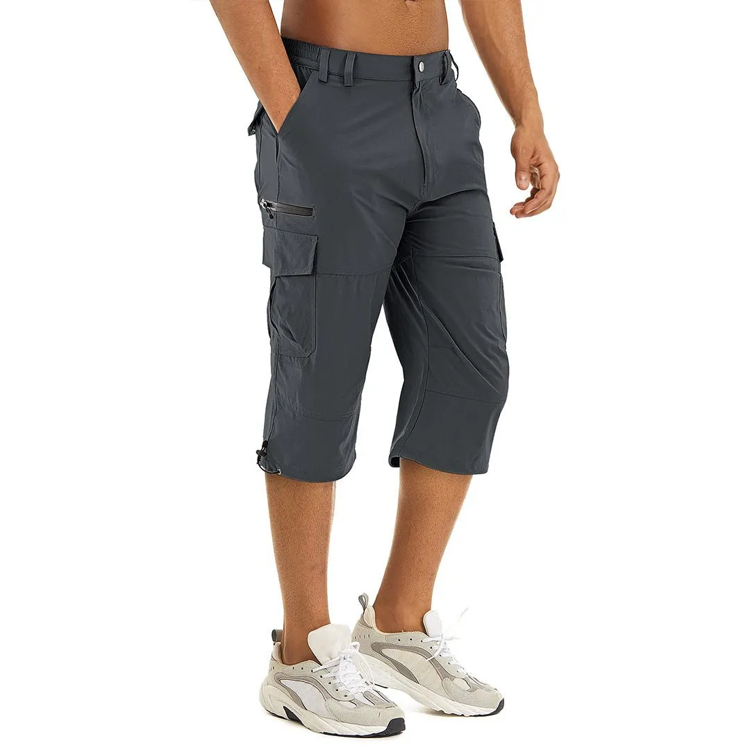 Logan - Men's Hiking Shorts 3/4 Quick-Dry Cargo Shorts