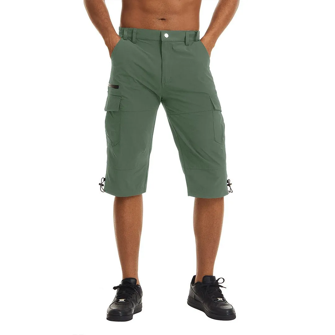 Logan - Men's Hiking Shorts 3/4 Quick-Dry Cargo Shorts