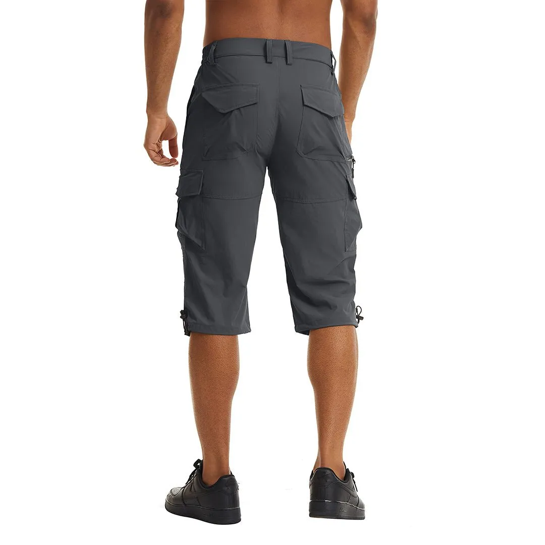 Logan - Men's Hiking Shorts 3/4 Quick-Dry Cargo Shorts