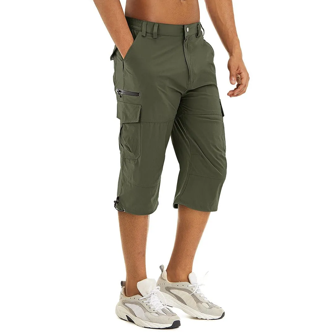 Logan - Men's Hiking Shorts 3/4 Quick-Dry Cargo Shorts