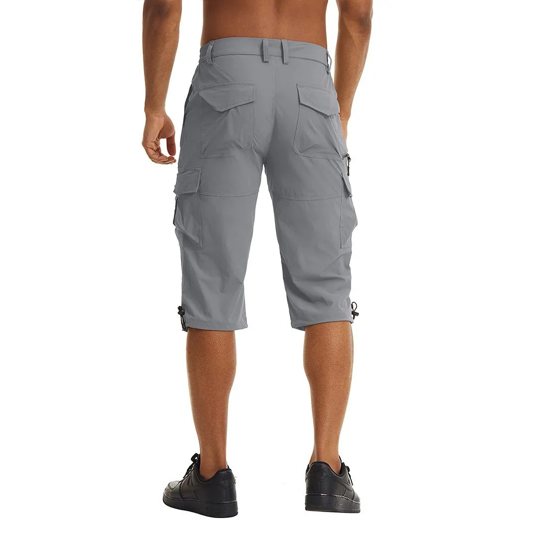 Logan - Men's Hiking Shorts 3/4 Quick-Dry Cargo Shorts