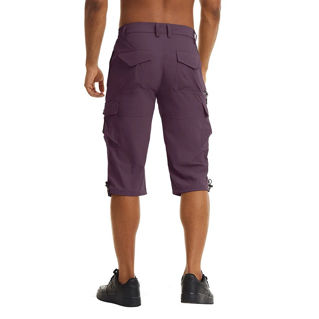Logan - Men's Hiking Shorts 3/4 Quick-Dry Cargo Shorts