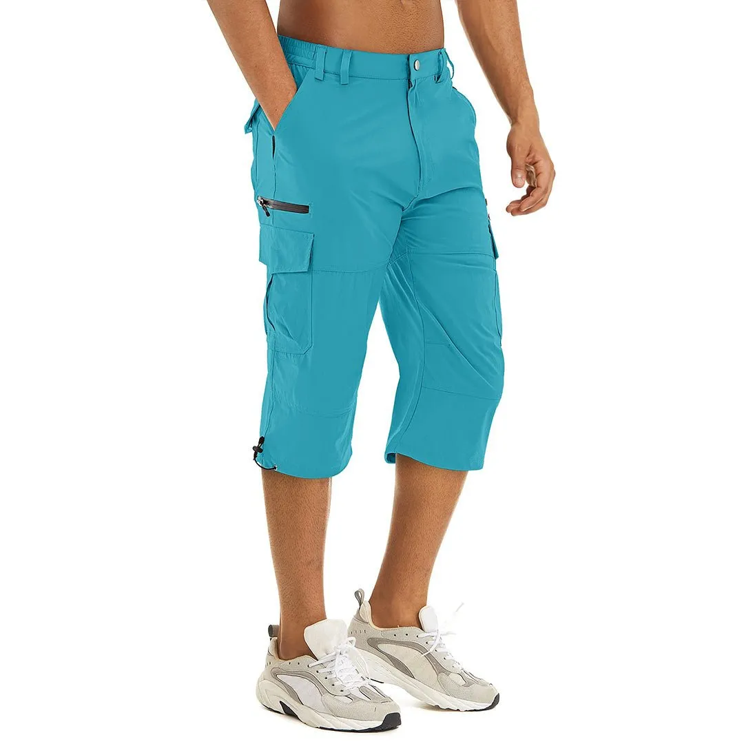 Logan - Men's Hiking Shorts 3/4 Quick-Dry Cargo Shorts