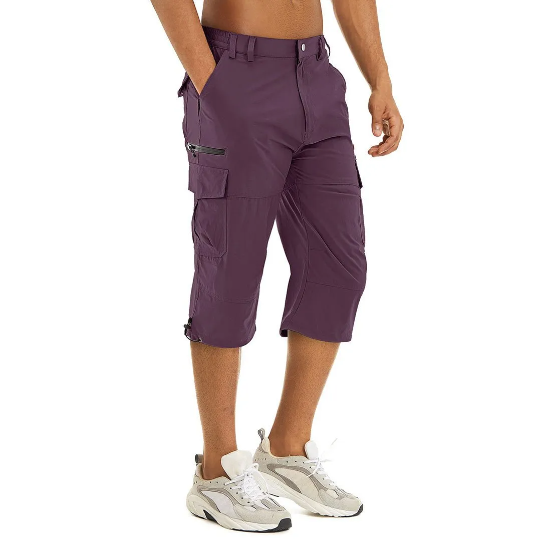 Logan - Men's Hiking Shorts 3/4 Quick-Dry Cargo Shorts