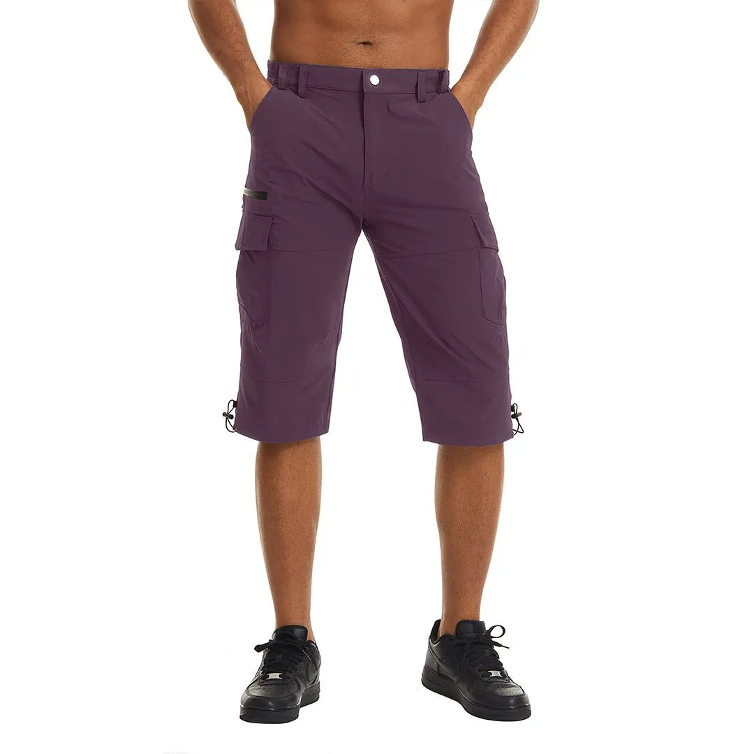 Logan - Men's Hiking Shorts 3/4 Quick-Dry Cargo Shorts