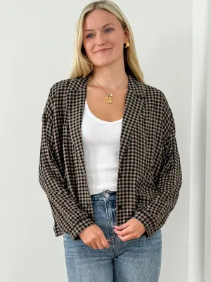 Lois Blazer Jacket - Cocoa