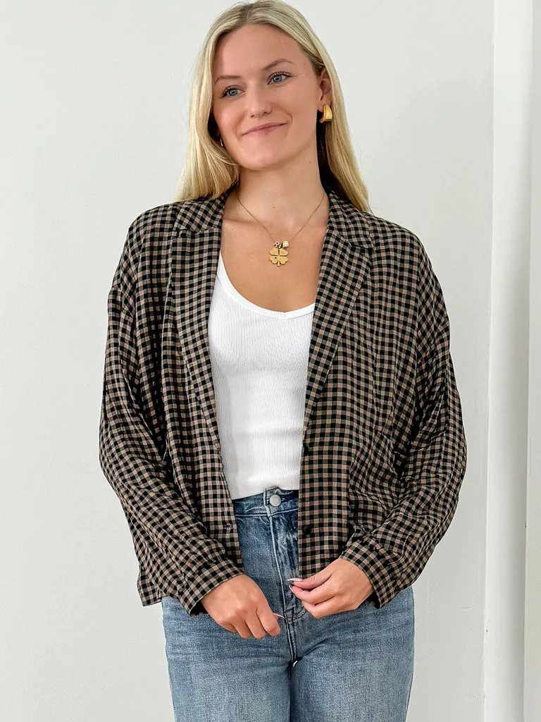 Lois Blazer Jacket - Cocoa