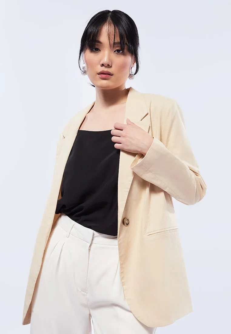 Long Sleeve Oversized Blazer