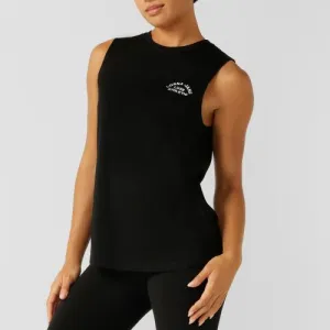 Lorna Jane Womens Lotus Muscle Tank Black