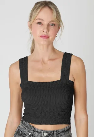 Lovely Crop Top-Black