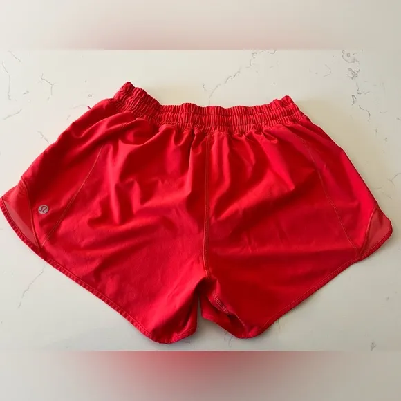 Lululemon - Red Hotty Hot Athletic Shorts