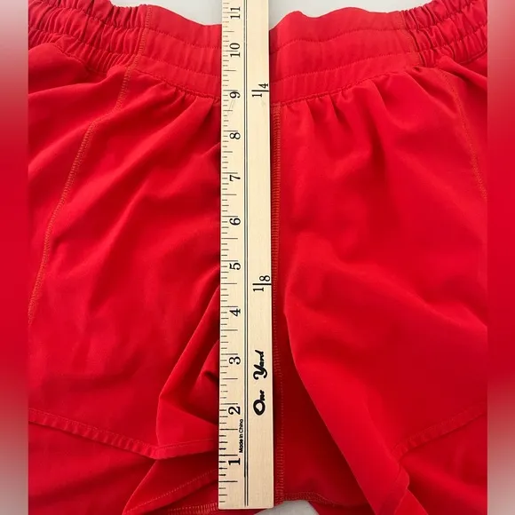 Lululemon - Red Hotty Hot Athletic Shorts