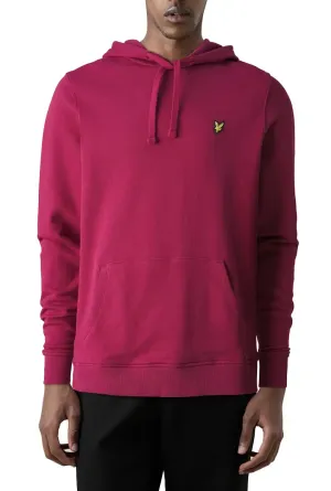 Lyle & Scott Mens Pullover Hoodie Rich Burgundy