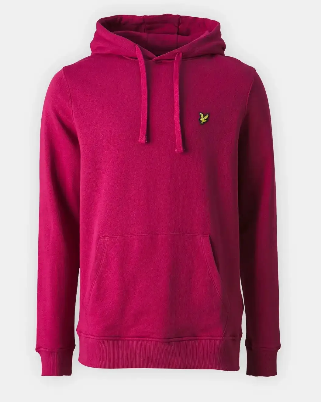 Lyle & Scott Mens Pullover Hoodie Rich Burgundy