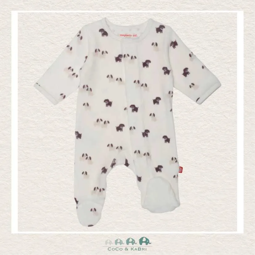 Magnetic Me: Puppy Love Velour Footie