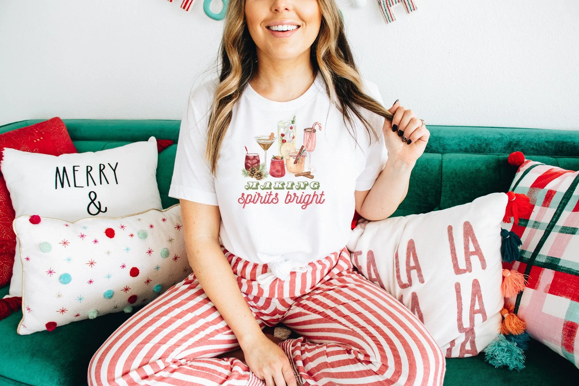 Making Spirits Bright Merry Christmas Sweatshirt