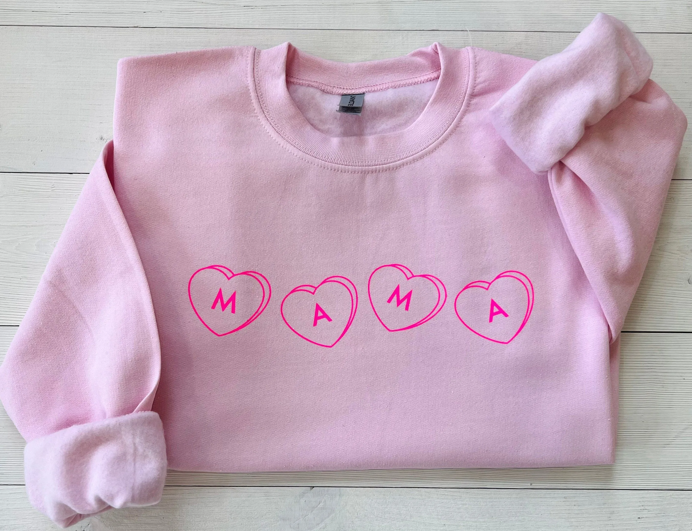 Mama Candy Heart Valentine’s Day Sweatshirt