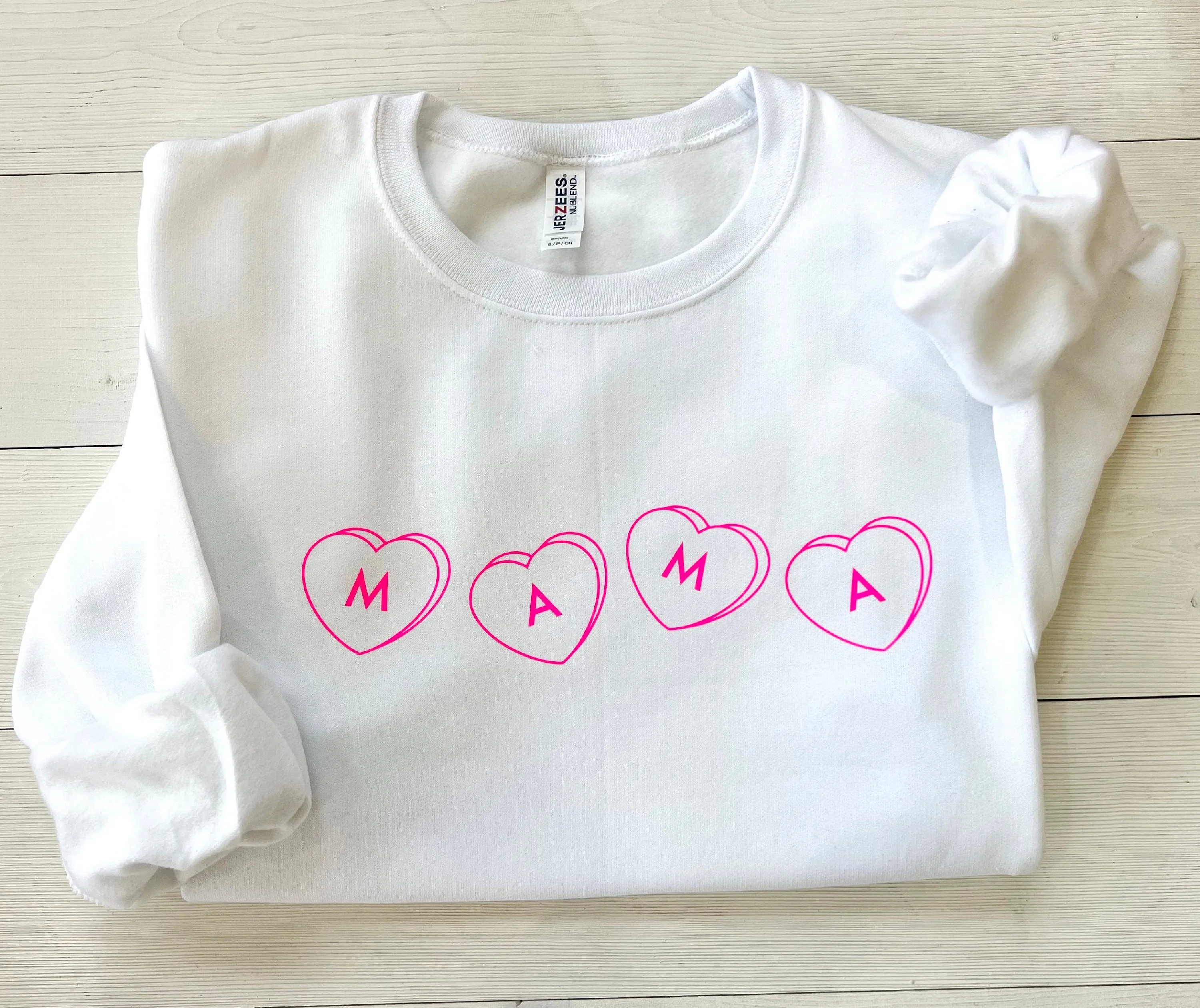 Mama Candy Heart Valentine’s Day Sweatshirt