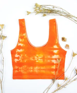 Maui Sunset Tie Dye Crop Tank