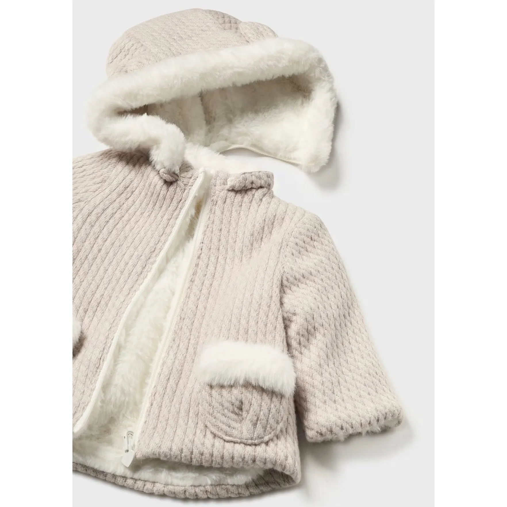 Mayoral Reversible Pullover Jacket - Walnut