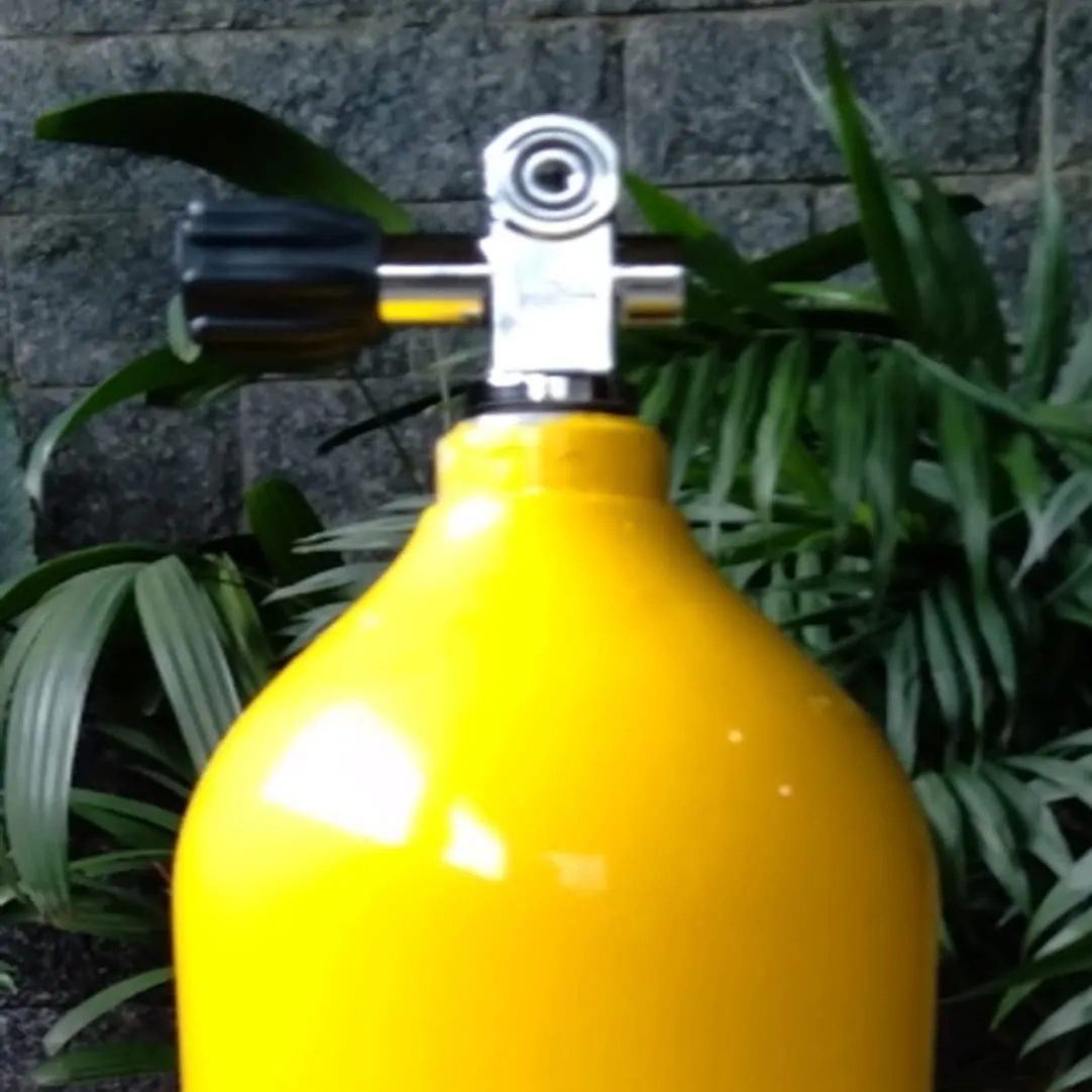Mednkoku Scuba Diving Tank Valve 250BAR Underwater Scuba Gas Cylinder Valve for Underwater Sports Activities Diving Bottle Valve