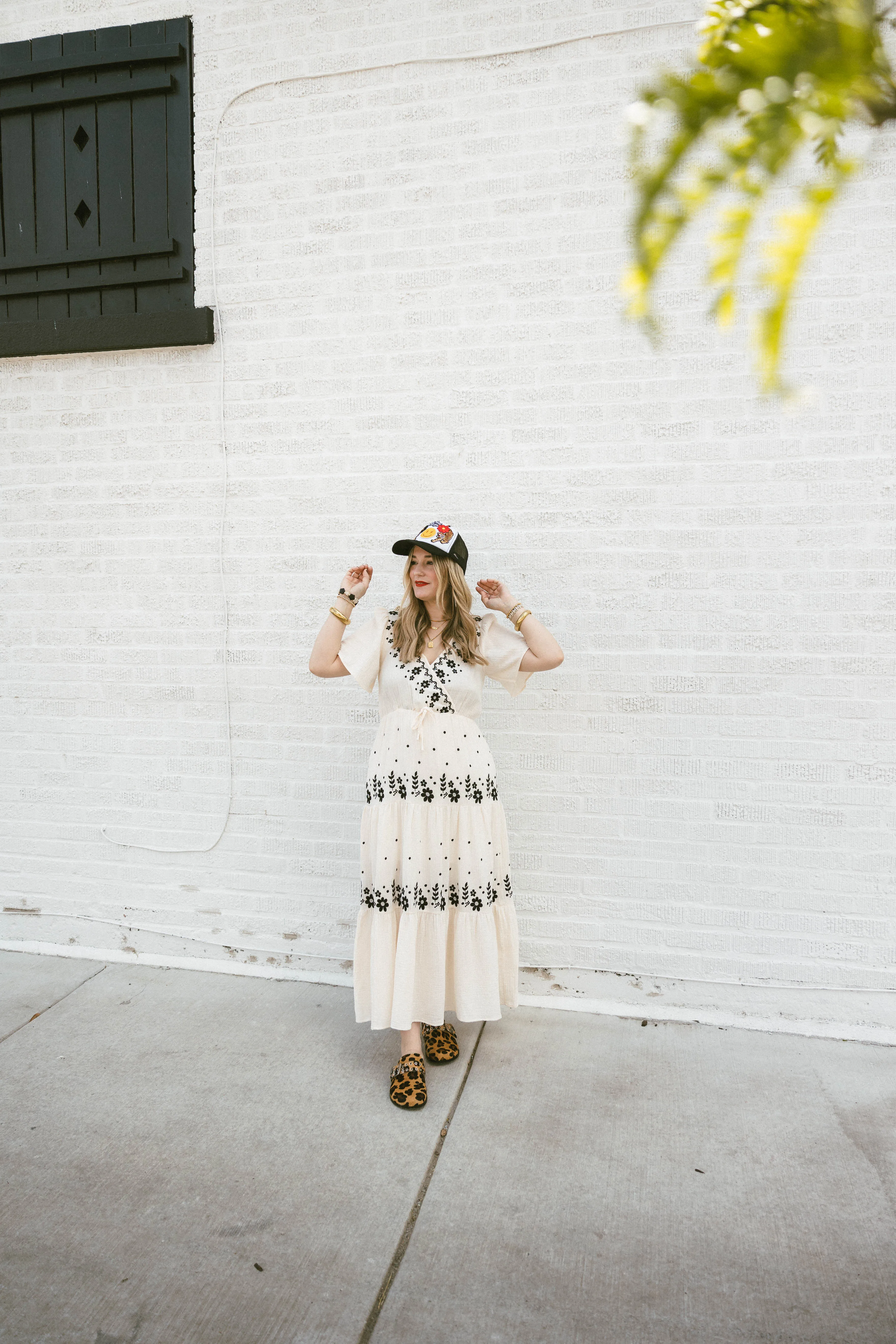 meena maxi dress in ivory
