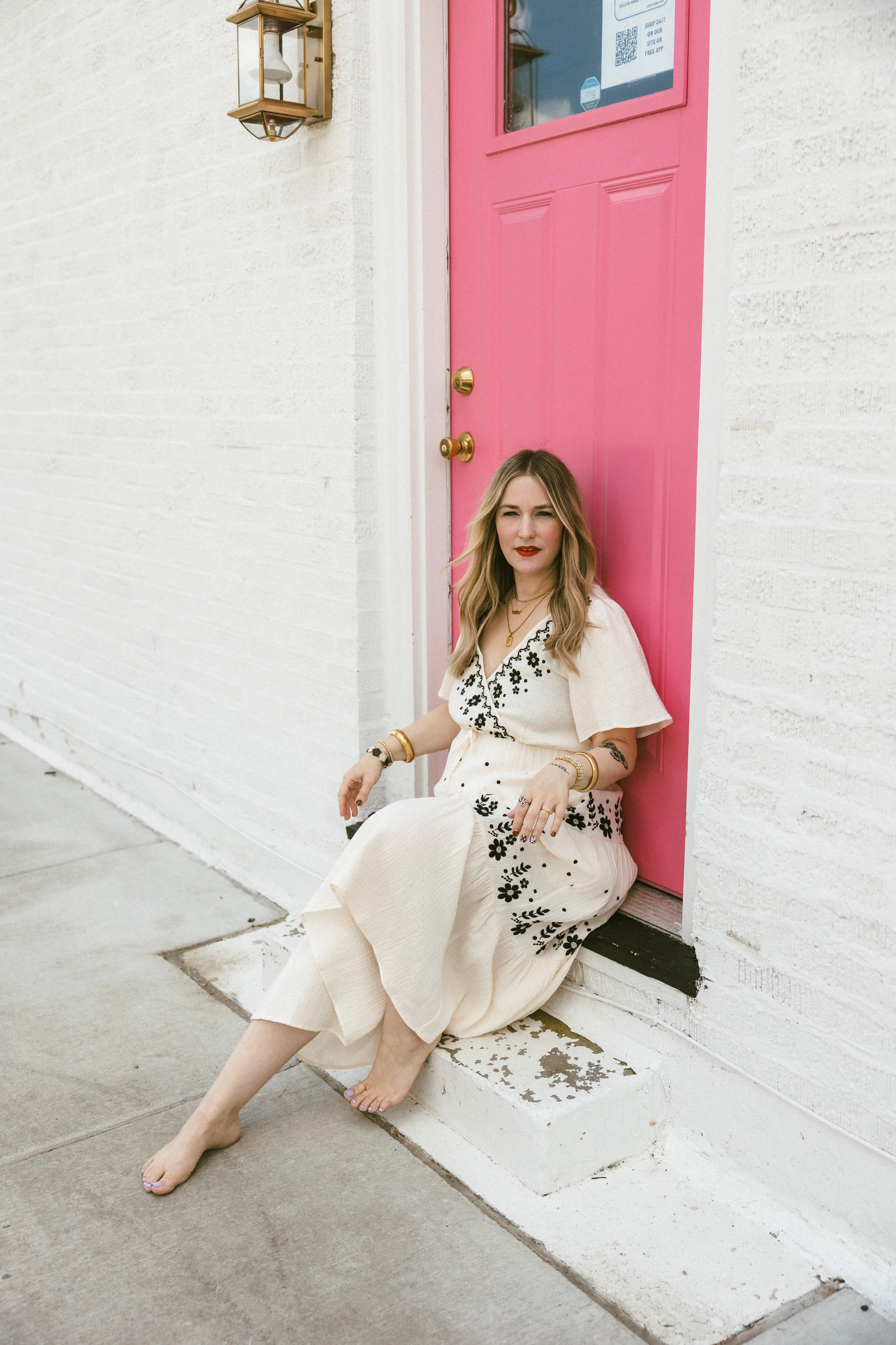 meena maxi dress in ivory