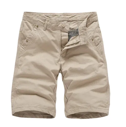 Men's Cotton Cargo Shorts for Summer (One Piece)