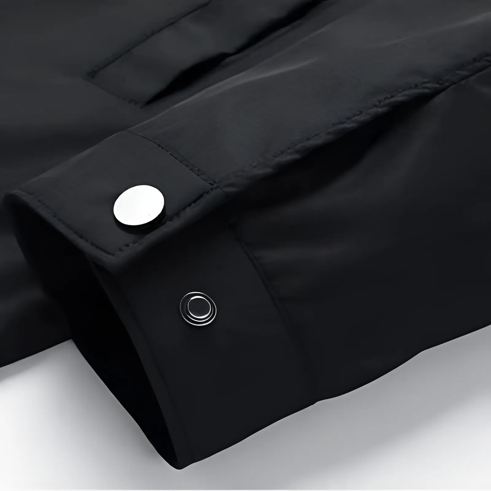 Men's Lightweight Casual Jacket - Long Sleeve - Zip Closure - Point Collar - Spring/Fall Outerwear