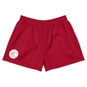 Men's Red Basketball Shorts | Moisture-Wicking Performance