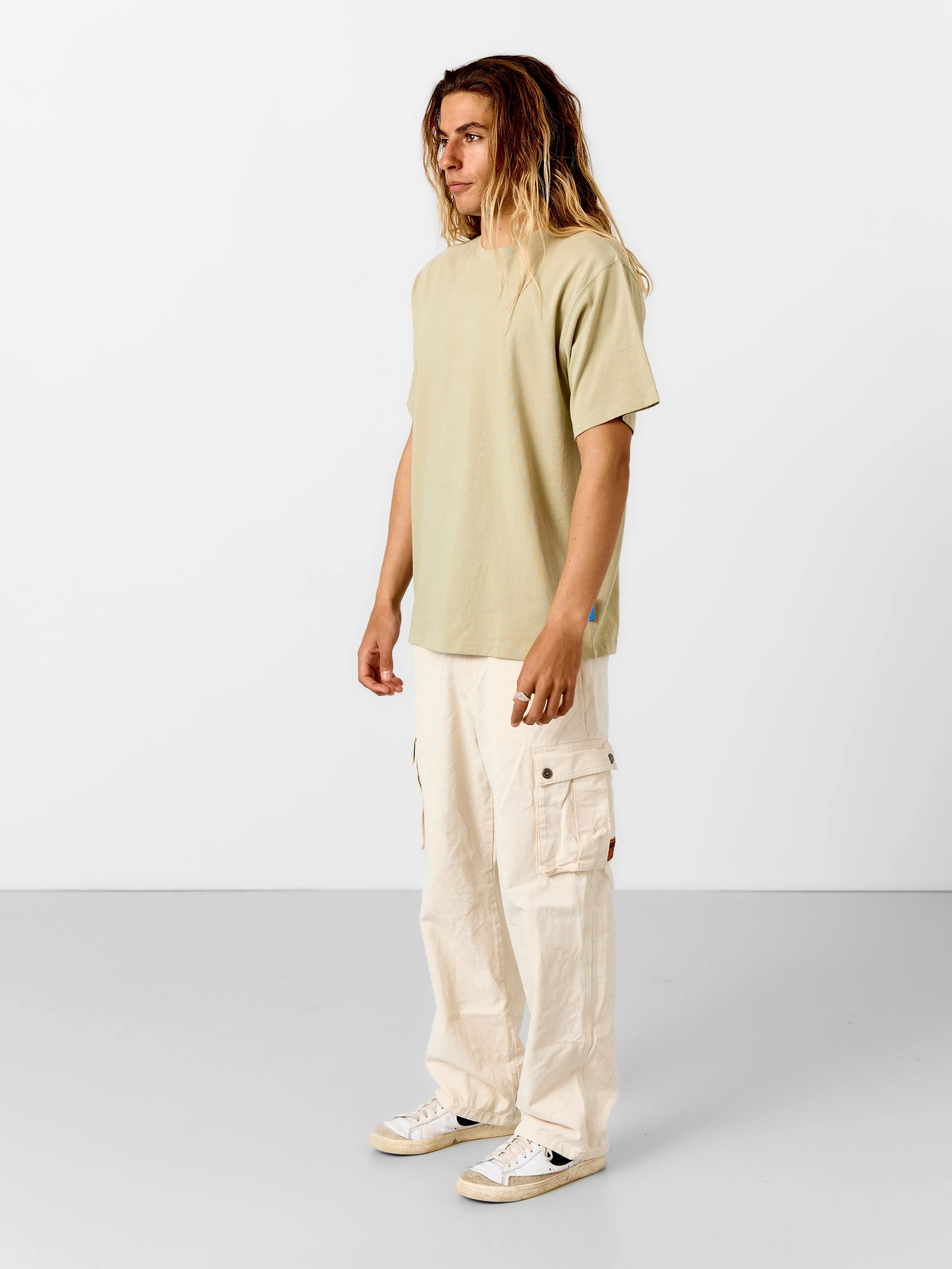 Men's Staple Oversized tee | Moss