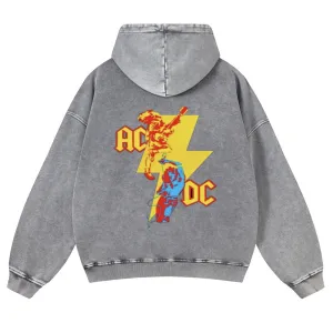 Mens Vintage ACDC Rock Band Hoodies
