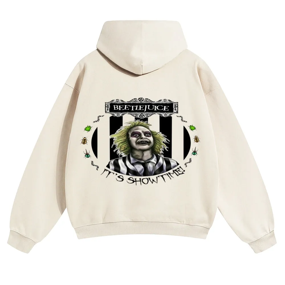 Mens Vintage Beetle Juice Rock Hoodies
