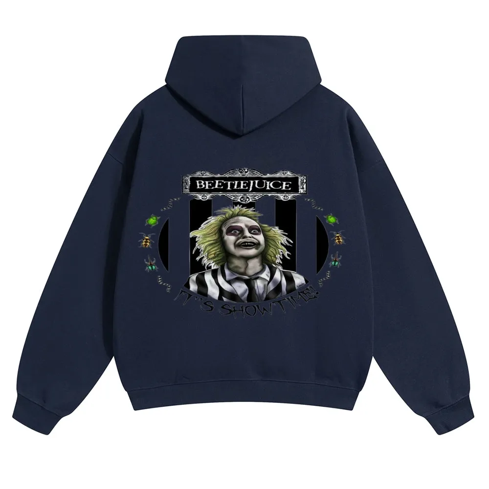 Mens Vintage Beetle Juice Rock Hoodies