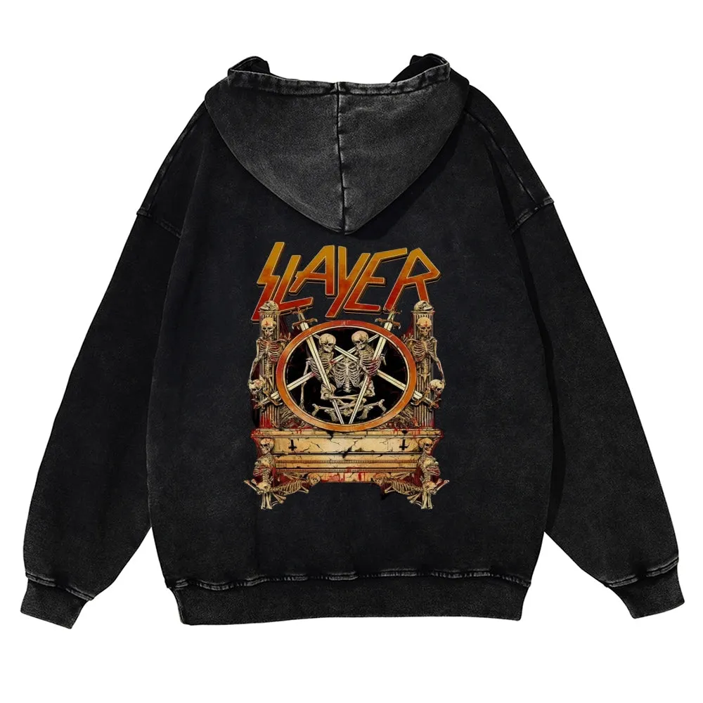 Mens Vintage Skeleton Hoodies