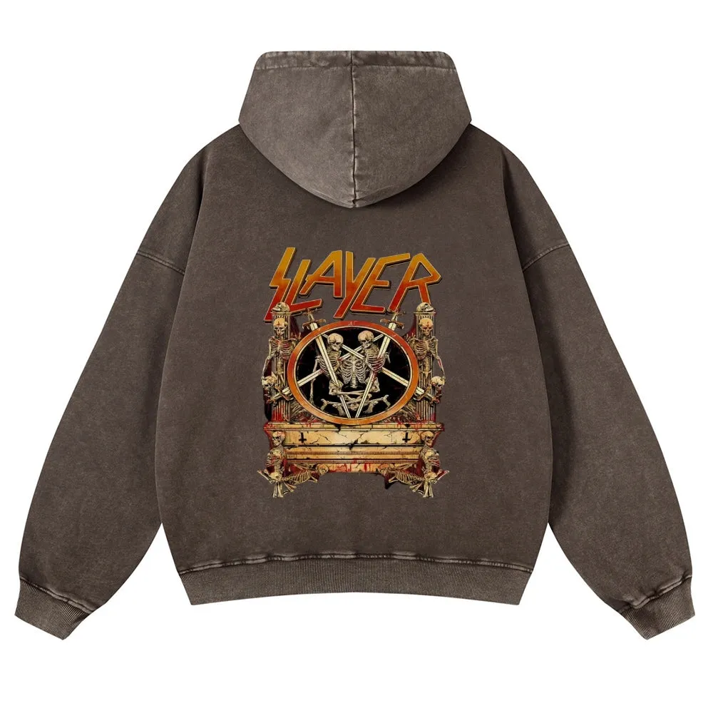 Mens Vintage Skeleton Hoodies