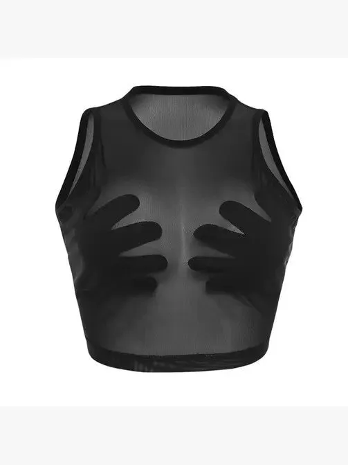 Mesh Crop top 