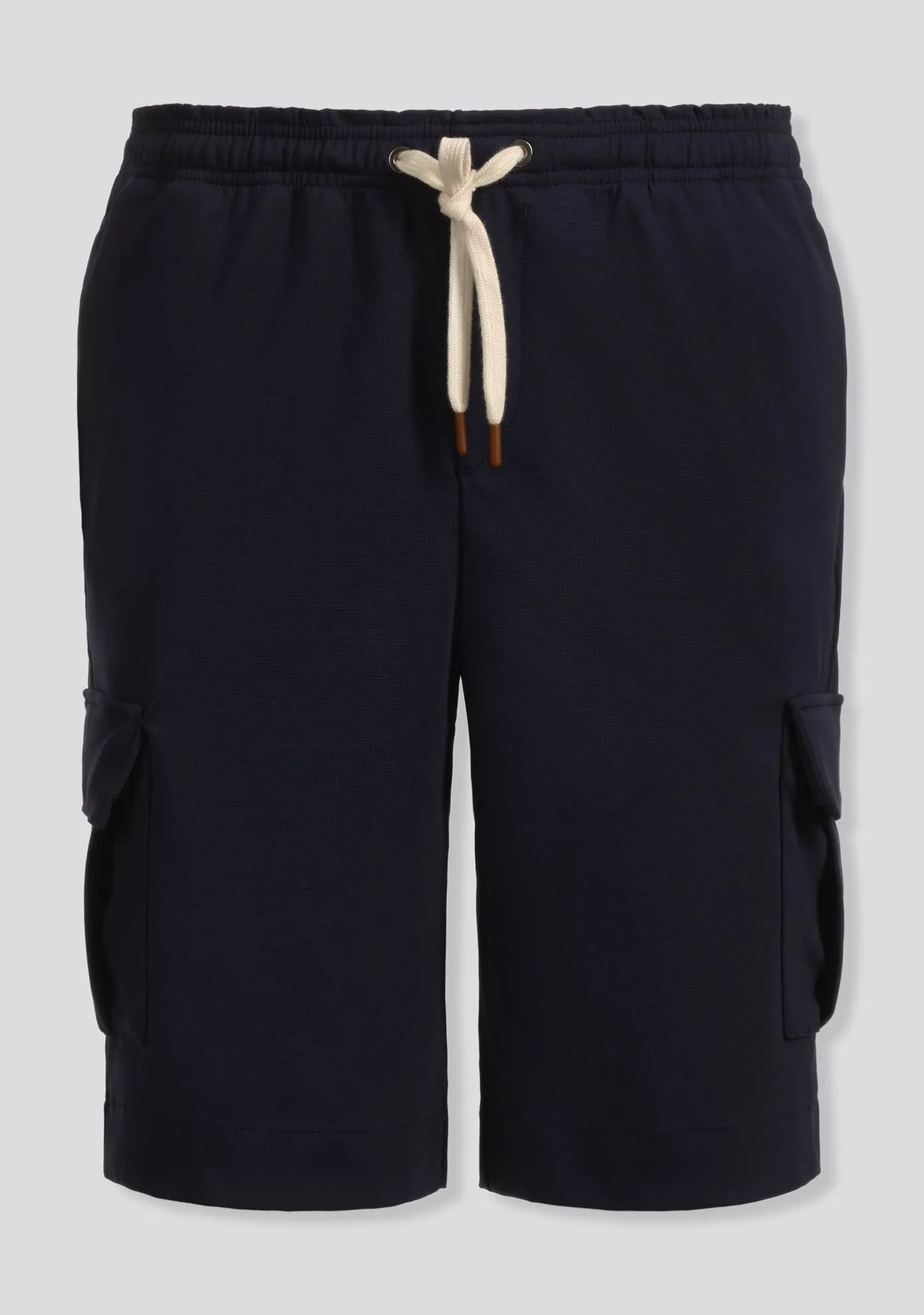 Midnight Blue Cargo Bermuda Shorts
