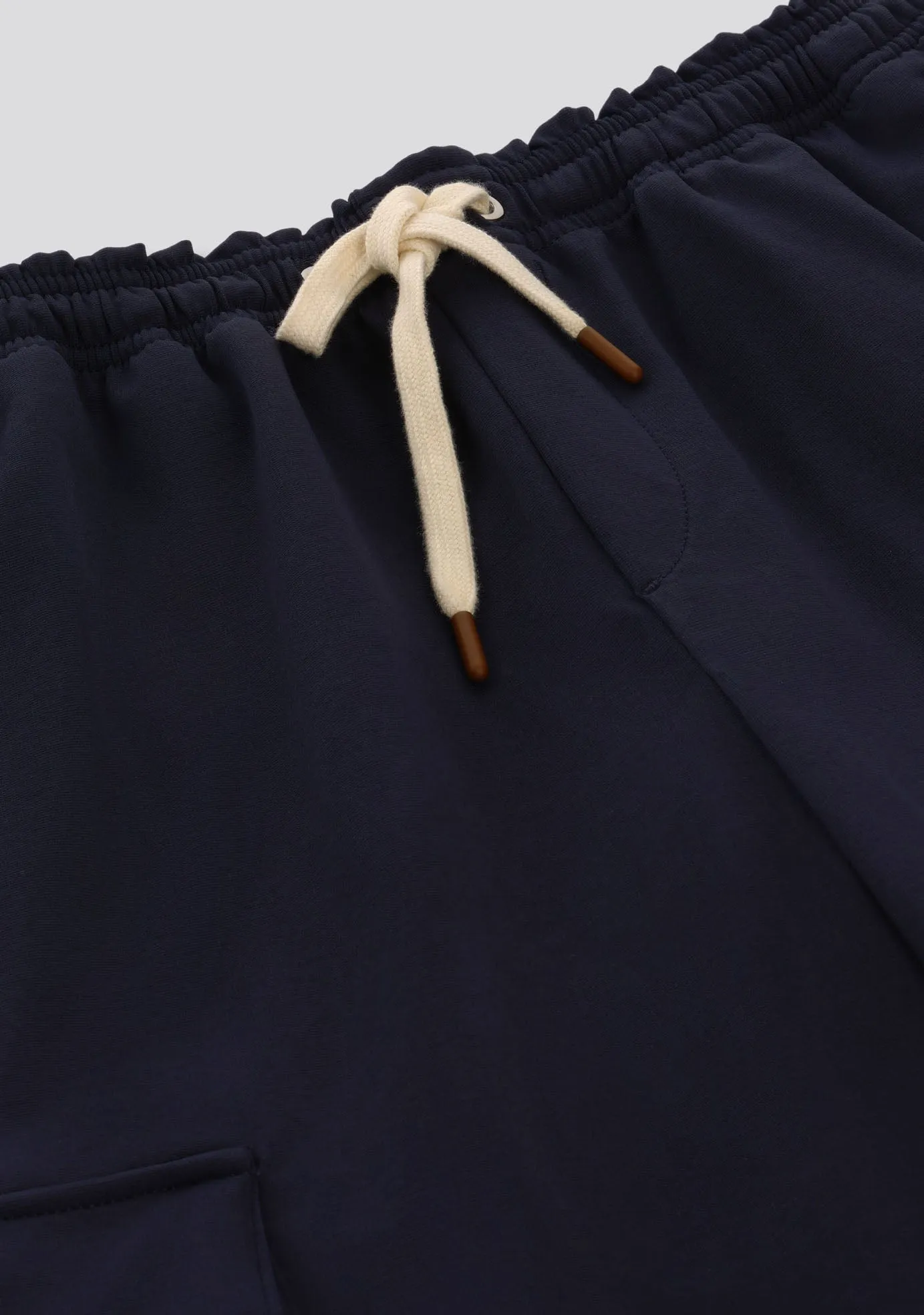 Midnight Blue Cargo Bermuda Shorts