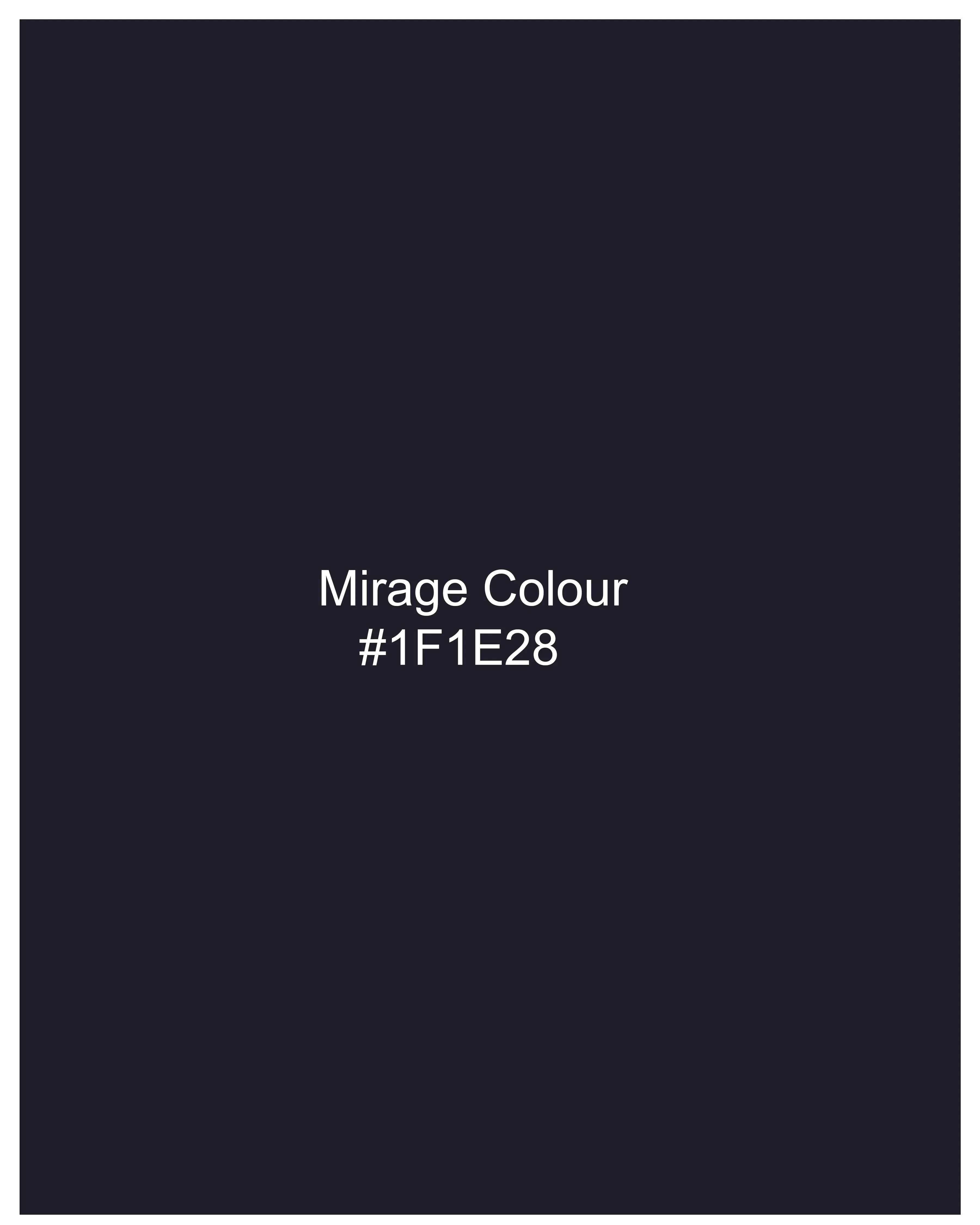 Mirage Blue Windowpane Bandhgala Blazer