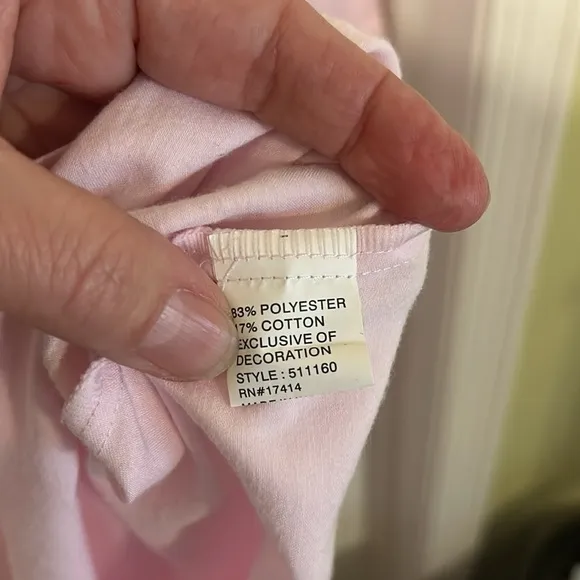 Miss Elaine night gown, size XL, preowned, good condition, pastel pink.