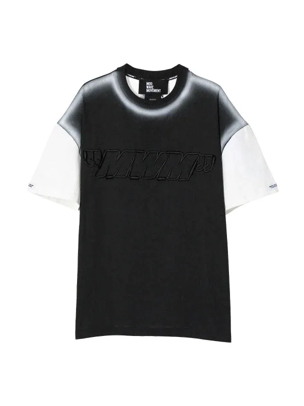 Mod Wave Movement MWM T-Shirt- Grey/White