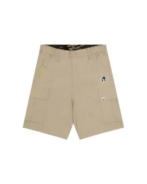 Moonface logo cargo shorts
