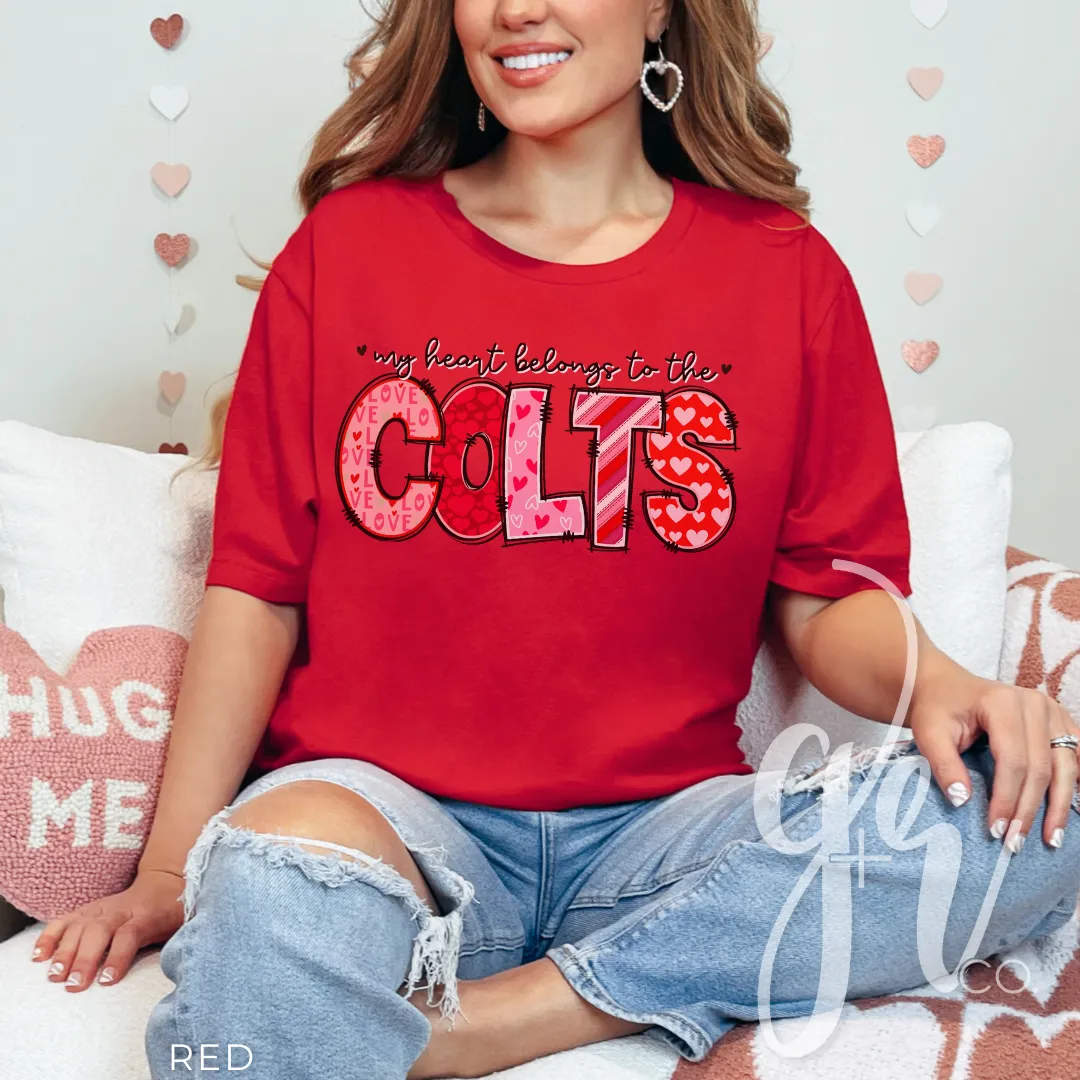 My Heart Belongs to the Colts (Tees Sweatshirts)