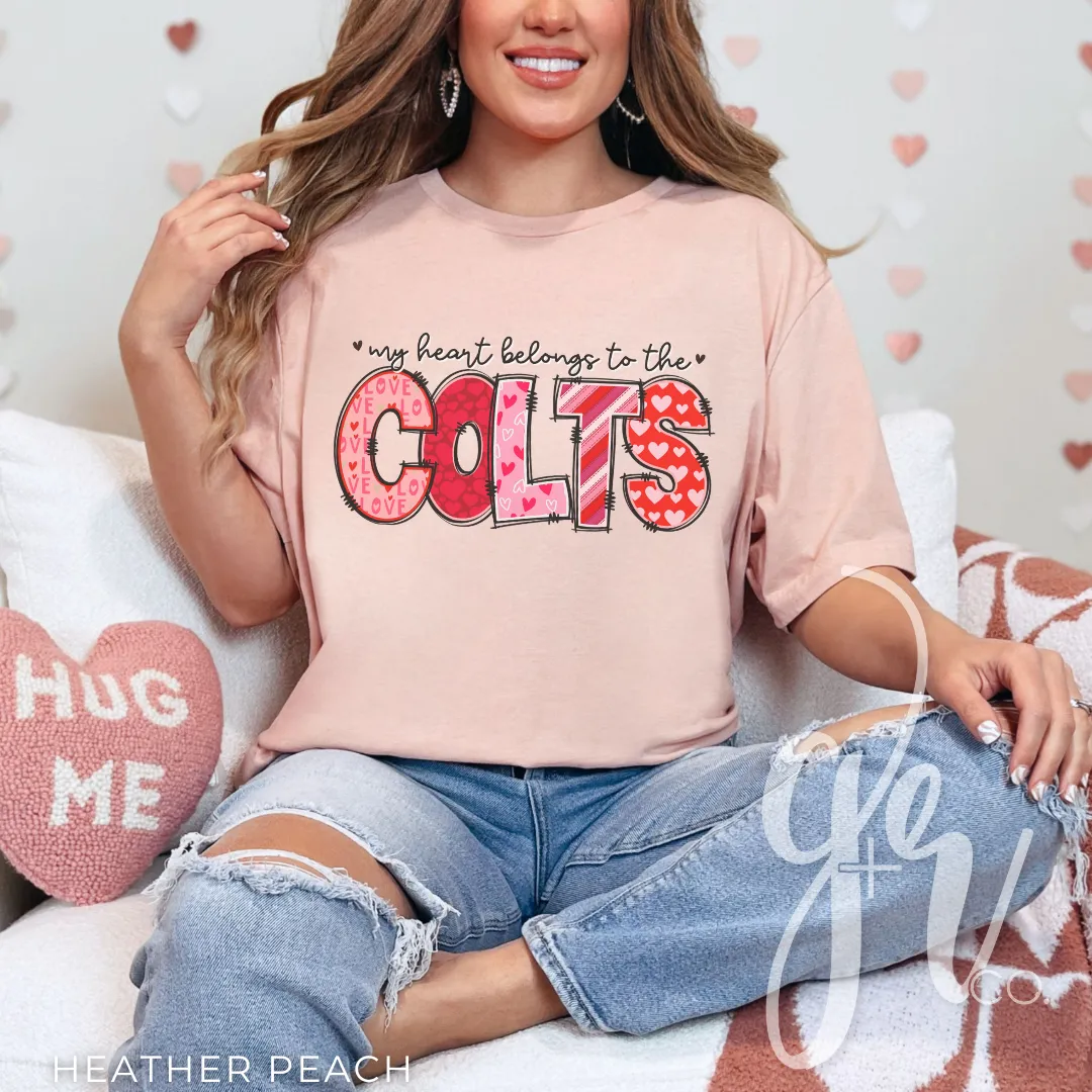 My Heart Belongs to the Colts (Tees Sweatshirts)