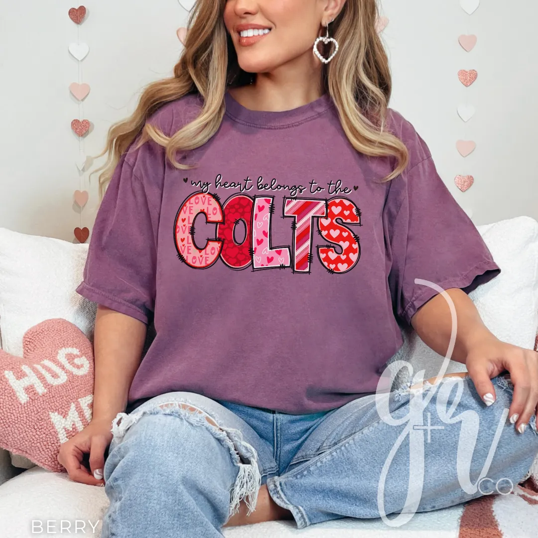 My Heart Belongs to the Colts (Tees Sweatshirts)