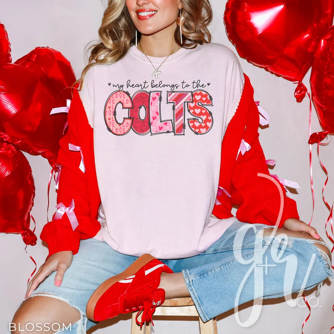 My Heart Belongs to the Colts (Tees Sweatshirts)