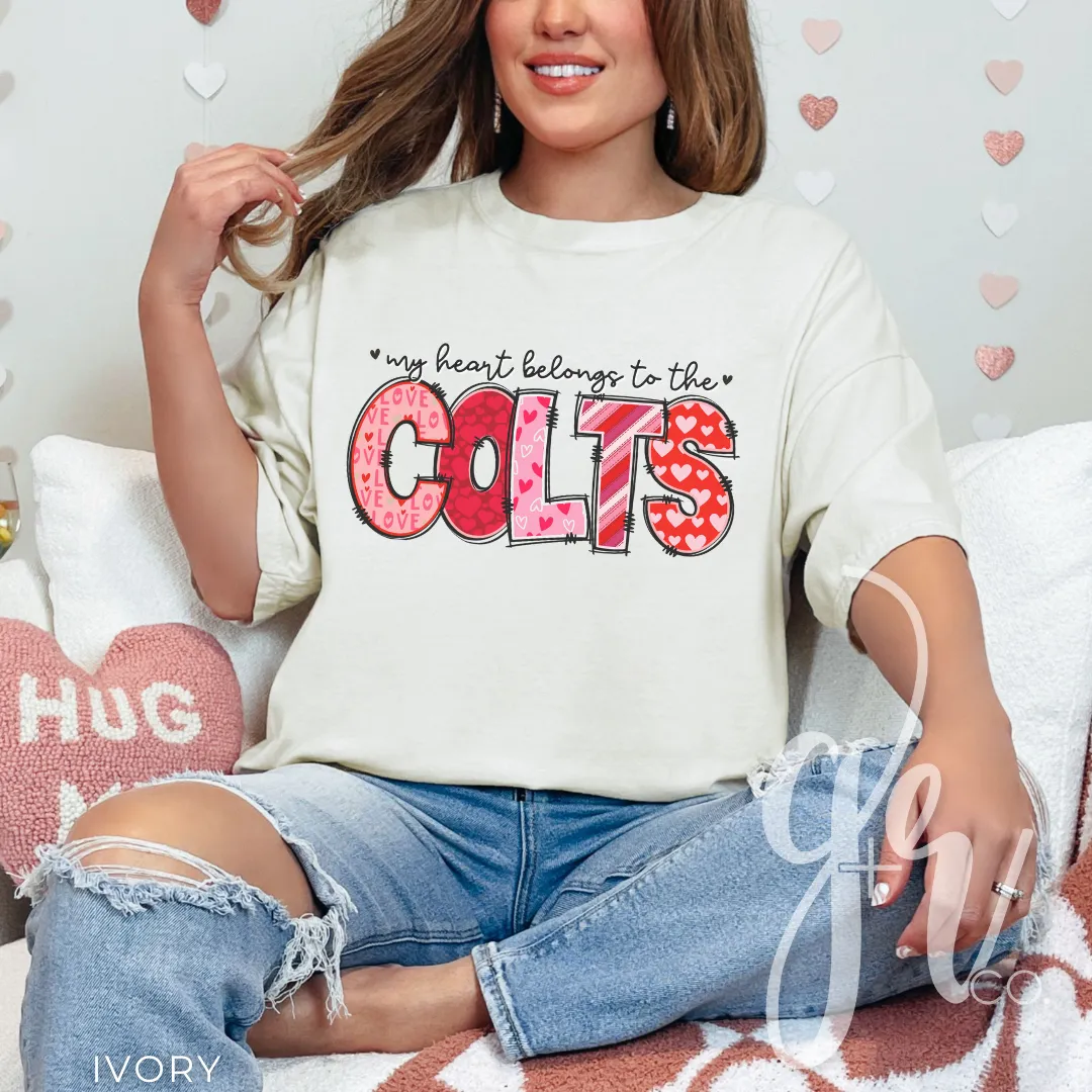 My Heart Belongs to the Colts (Tees Sweatshirts)